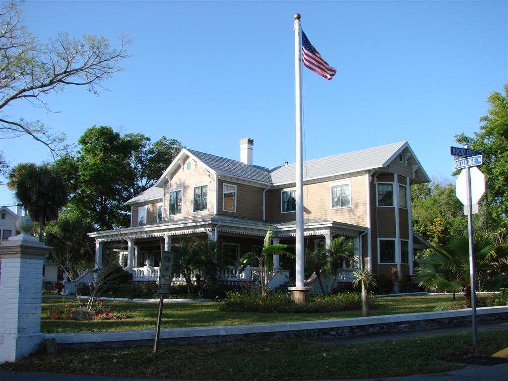 Rockledge Drive, the historic district along the coquina bluff